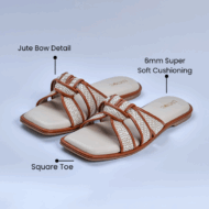 Terracotta Jute Flats - Image 4