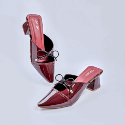 Cherry Red Mules
