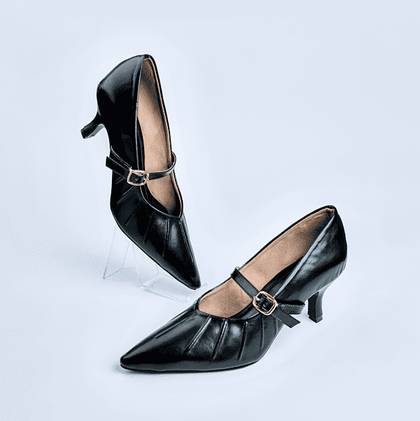 Power Black Elevate Heels - Image 1