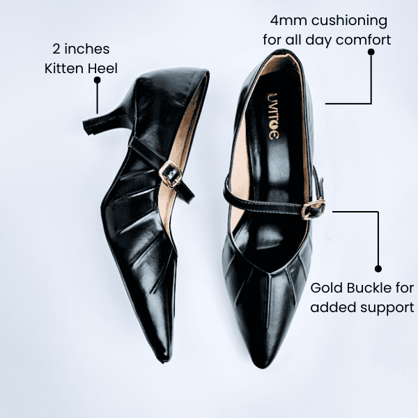 Power Black Elevate Heels - Image 4